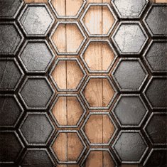 metal and wood background N469