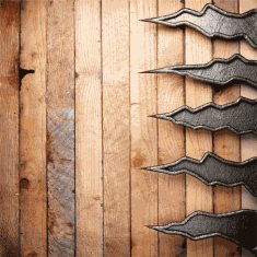 metal and wood background N485