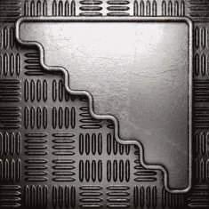 metal on wall background N204
