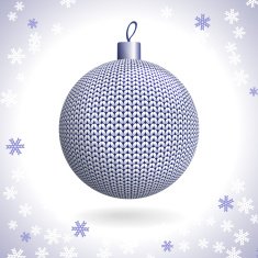 Knitted Christmas Ball N18