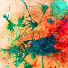 Abstract hand drawn watercolor background N39