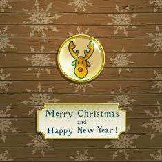 christmas card N284