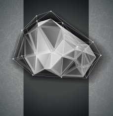 Geometric background EPS10 transparency used
