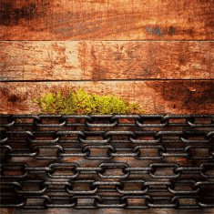 metal and wood background N488