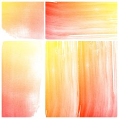 Set of Colorful water color painting background N384