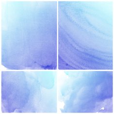 Set of Colorful water color painting background N388