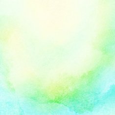 Abstract watercolor sun and sunlight shining on blue water