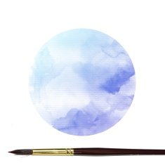 Colorful water color painting background N368