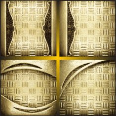Vector golden background set N20