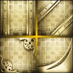 Vector golden background set N21