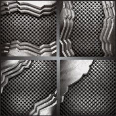Vector metal background set N116