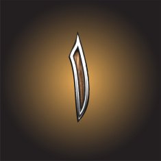 Vector wooden Arabic figure N6