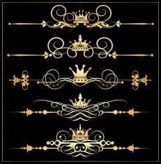 Decorative Elements Old Style - set 18
