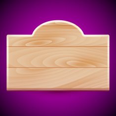 Wooden board N16