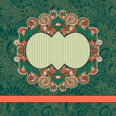 ornate floral pattern N34