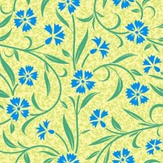 seamless abstract blue cornflower background