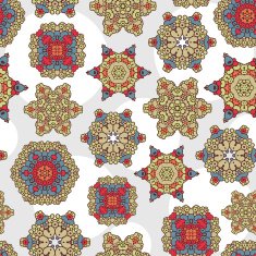 Seamless pattern with decoration N2