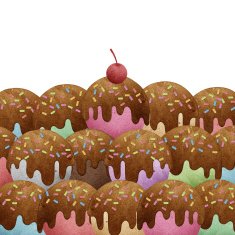 ice cream recycled paper craft N3