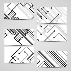 Vector business-card set for your design N489