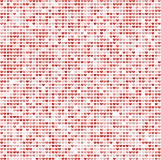 Vector Hearts Mosaic N2