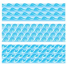 seamlessly sea wave pattern 3