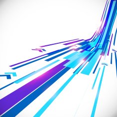 Abstract blue shining lines vector background N3