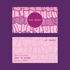 Vector pink ruffle fabric stripes vertical round frame pattern business ...