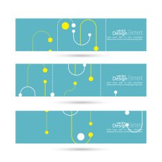 Set of vector banners N9