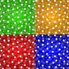 Set of Christmas backgrounds with snowflakes N2