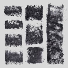 paint stains grunge set