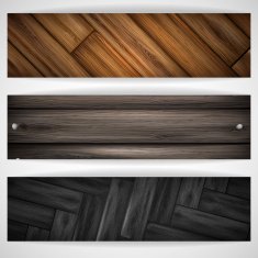 Wooden grey banner N9