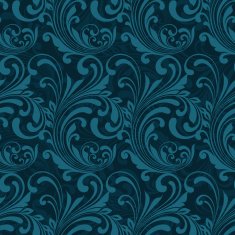 Dark blue ornamental seamless N2