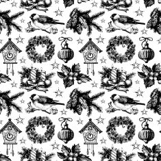 Christmas seamless pattern N215