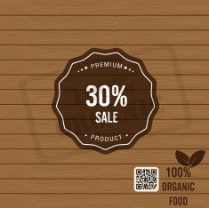 Eco Organic food Stamps - Illustration N11