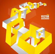 Abstract geometric template for text N3