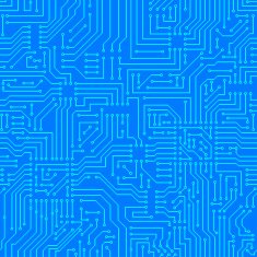 Computer circuit board Seamless pattern