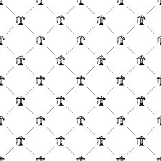 Vector seamless pattern construction crane