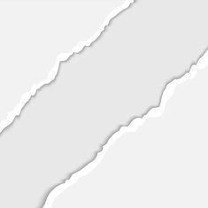 Set of lacerated elements for design