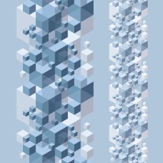 3d cubes seamless background