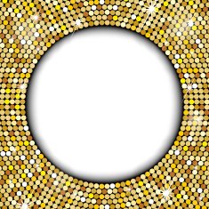 Gold frame with space for your text N3
