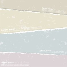Design with colorful torn papers
