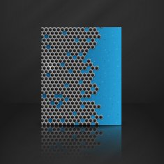 Hexagon Metal Banner N15