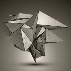 Asymmetric technical zink object complicated cybernetic element