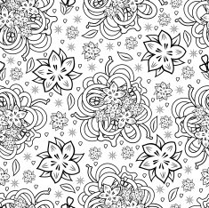 Seamless Floral Pattern N1735