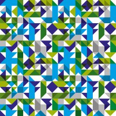 Bright seamless pattern with geometric figures colorful mosaic N5