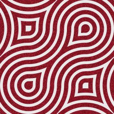 Seamless red glitter design on white paper