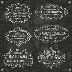 Chalkboard Frames and Banners N7