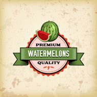 F&amp;B Labels - Watermelon N5
