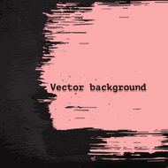 Pink paint dark wall
