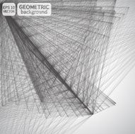 Geometric background Abstract Vector Technical shape drawing N20